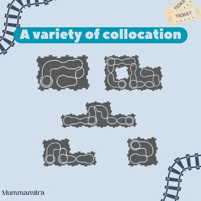 MotoRail Builder - Build and Customise with Interactive + Motorised Train Set