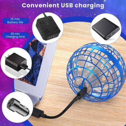 MagicFloater™ – 360° Flying Ball | Gesture Controlled | LED Show