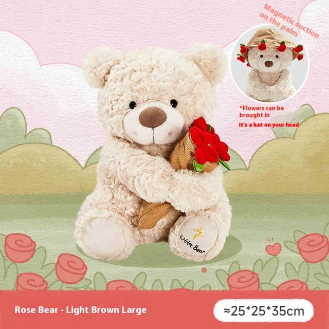 Rose Bouquet Bear