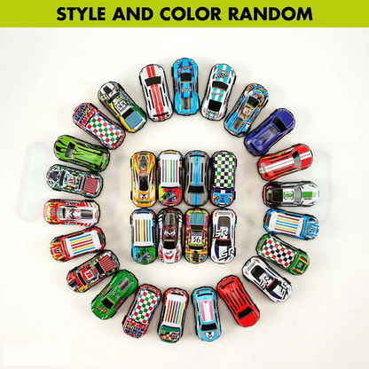 Mini Pull Back Cars With storage Box