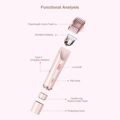 Dual Head Electric Razor for Women