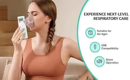 PureBreath™ – Compact Nebulizer | Gentle Vapour | Safe Relief Anytime, Anywhere