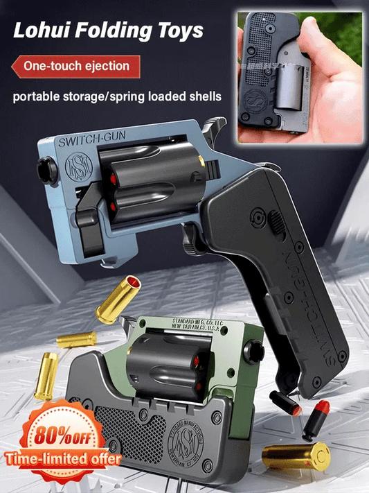 Alloy Switch Gun Toy (100 bullets)
