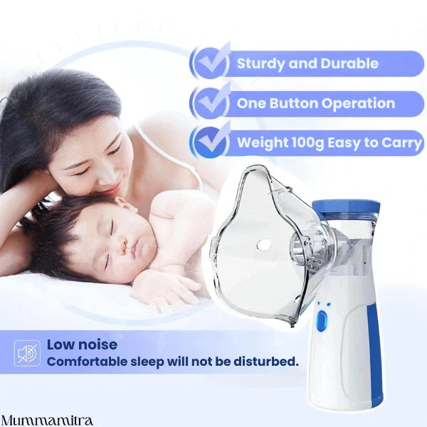PureBreath™ – Compact Nebulizer | Gentle Vapour | Safe Relief Anytime, Anywhere