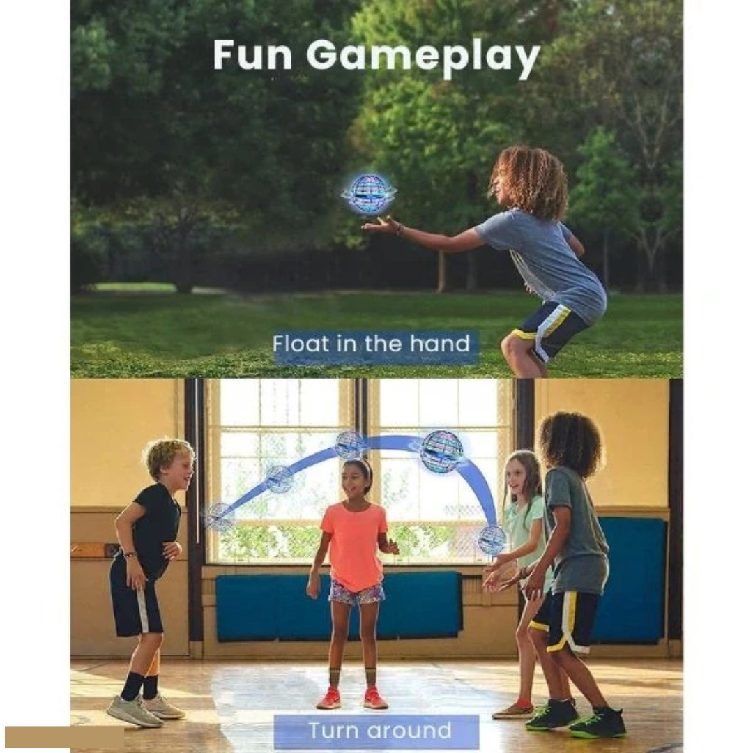 MagicFloater™ – 360° Flying Ball | Gesture Controlled | LED Show