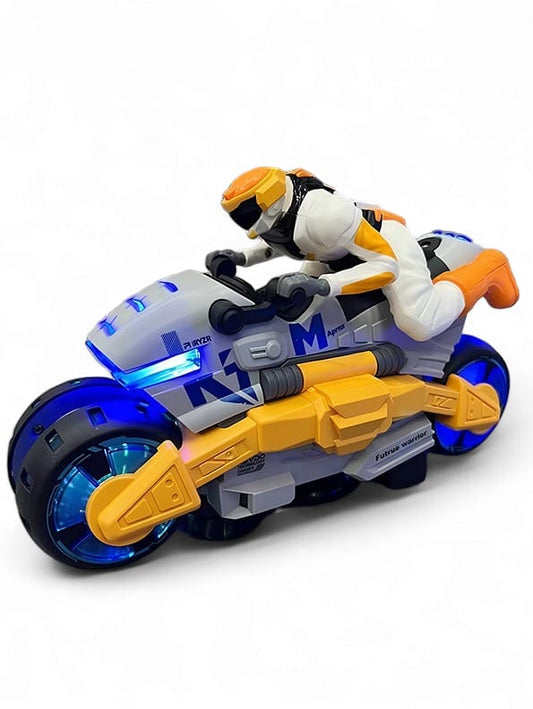 360° Futuristic Stunt Bike Toy