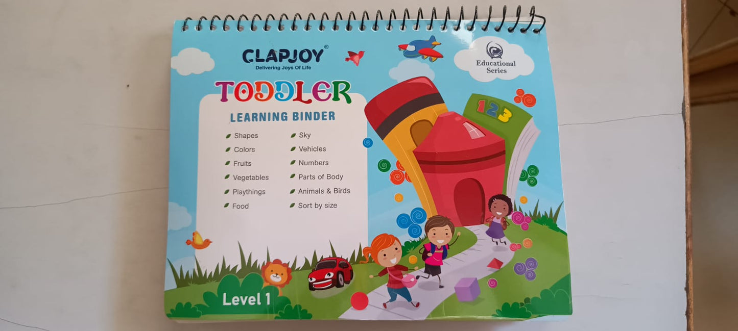 Toddler Learning Book Level 1, Preschool book, 16 in 1 activity book for kids age 2 years+