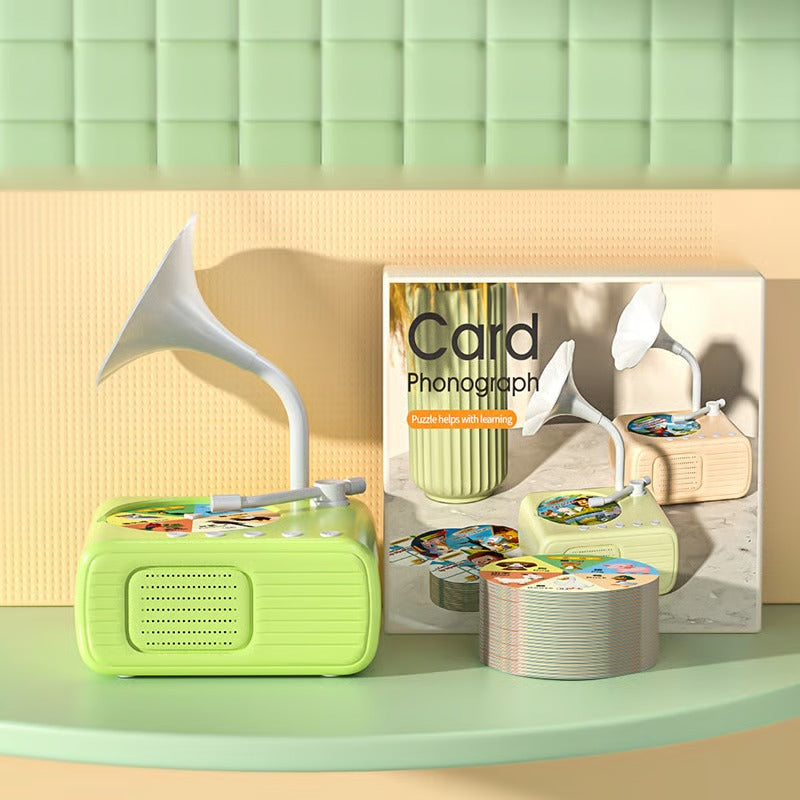Kids Phonograph with 99 Cards