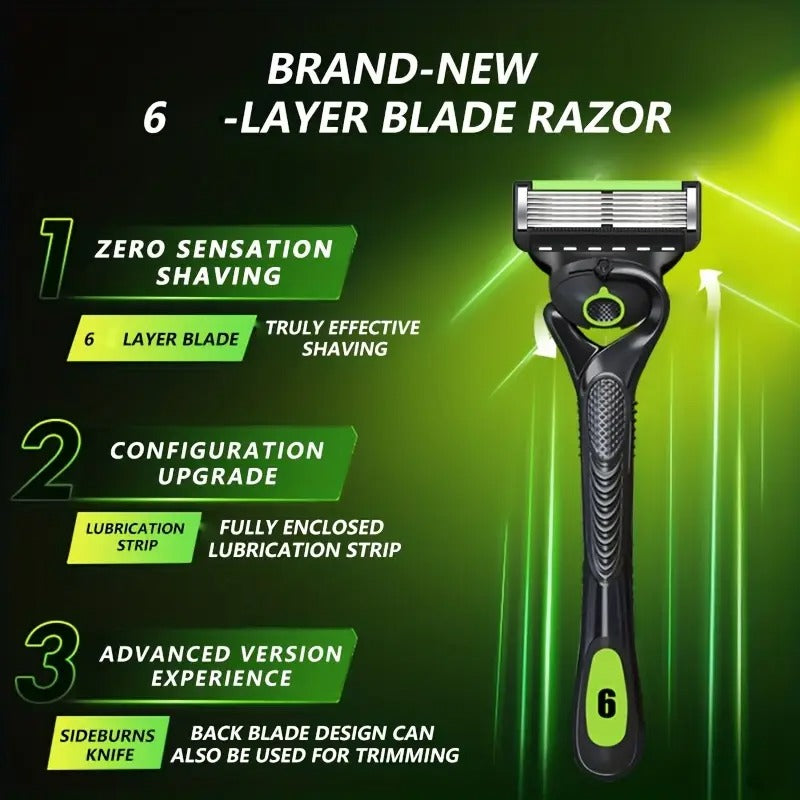 Men's razor, Replacement blades free 1 handle