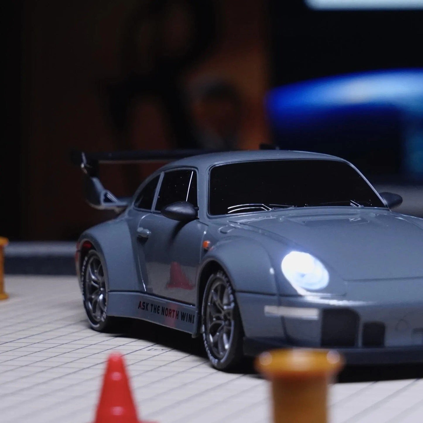 Porche 911 High-Speed 4WD Drift RC Car (1:24 Scale)