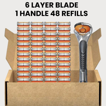 24-Piece Men's Razor Refill Set + Free Handle