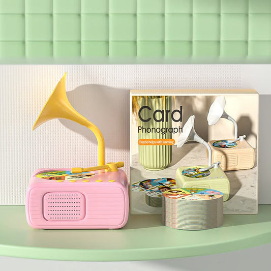 Kids Phonograph with 99 Cards