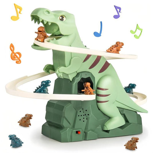 Electric dinosaur stair climbing toy